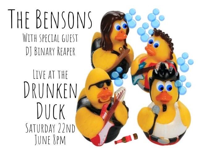 The Bensons live at the Drunken Duck