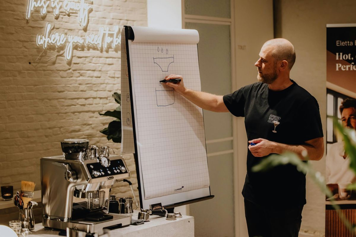 De'Longhi Barista Workshop met Tom Cools