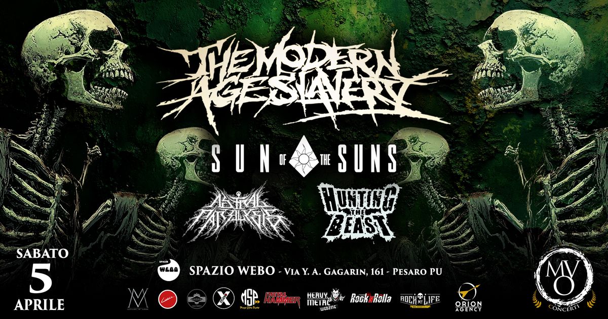 The Modern Age Slavery\/ Sun Of The Suns\/ Astral Paralysis\/ Hunting The Beast Live Spazio Webo (PU)