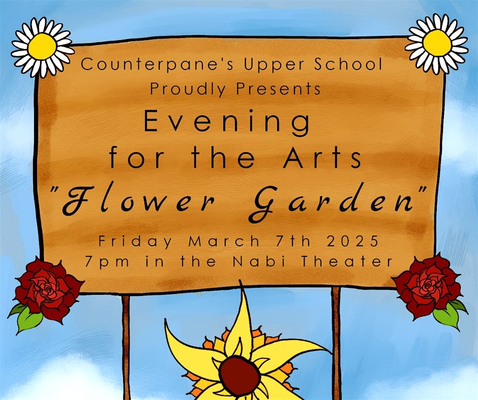 Counterpane's Evening for the Arts 2025 - FLOWER GARDEN