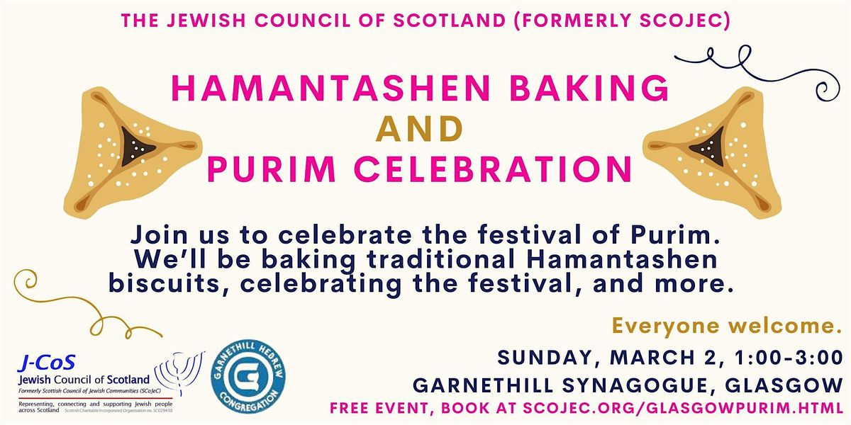 Glasgow Hamantashen Baking