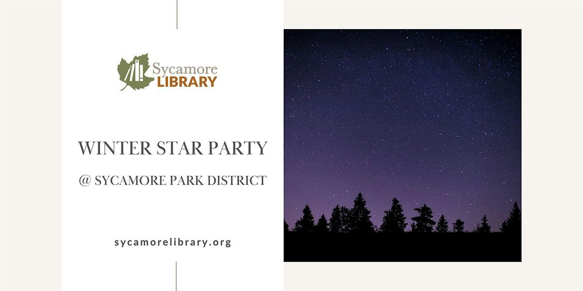 Winter Star Party at the Park District with FVAS