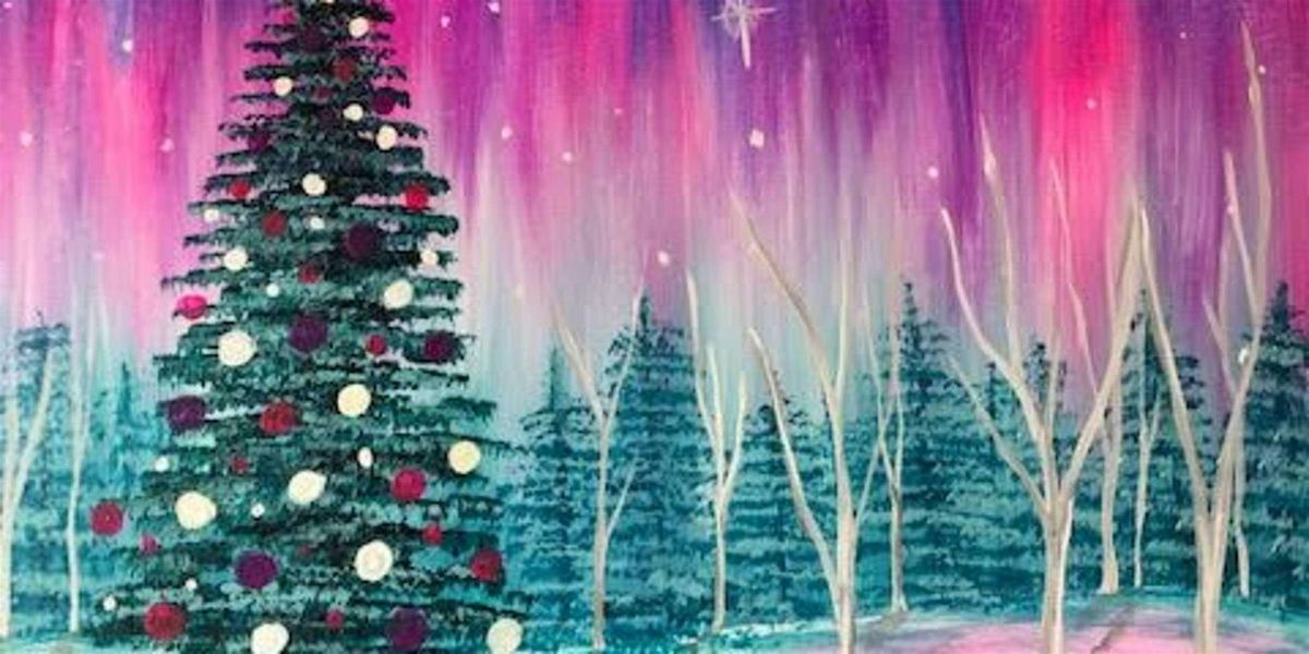 Christmas Aurora - Paint and Sip by Classpop!\u2122