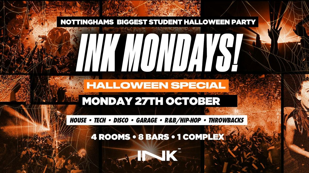 Ink Mondays - Halloween Special [SIGN UP FOR TICKETS!]