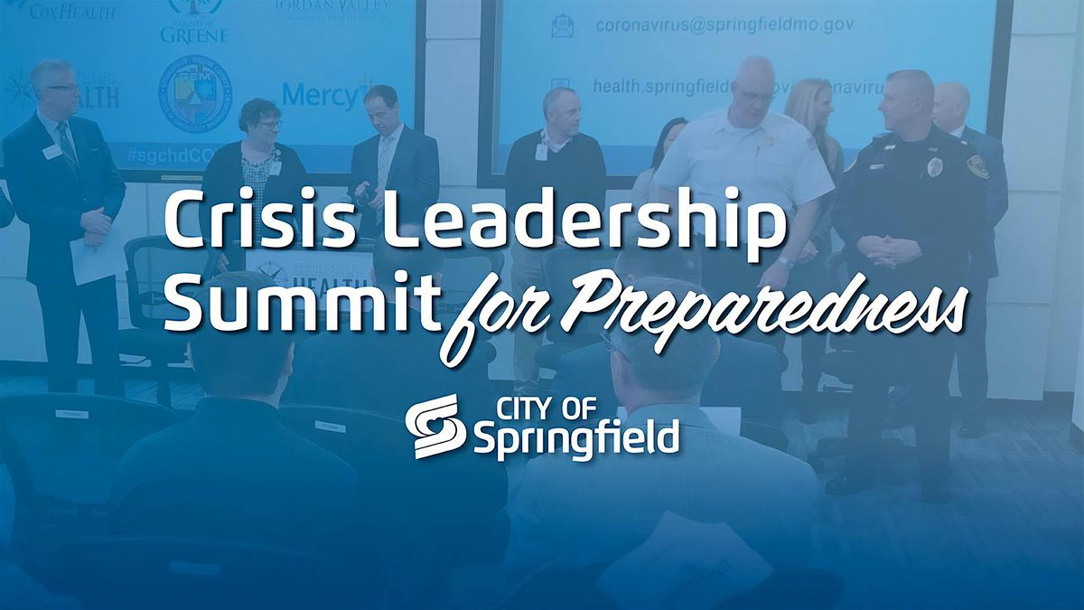 Crisis Leadership Summit for Preparedness