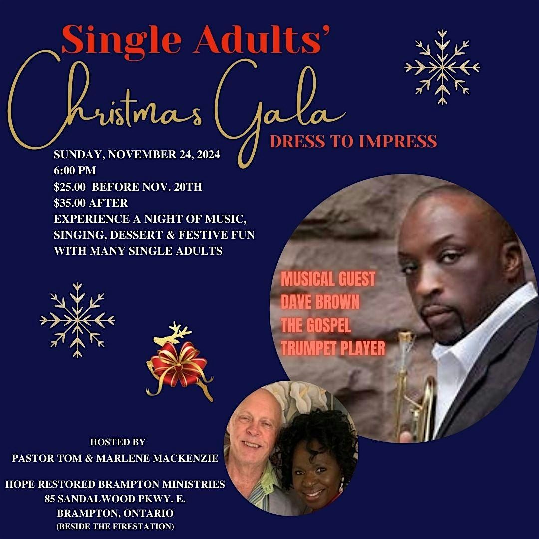 SINGLE ADULT'S Christmas Gala