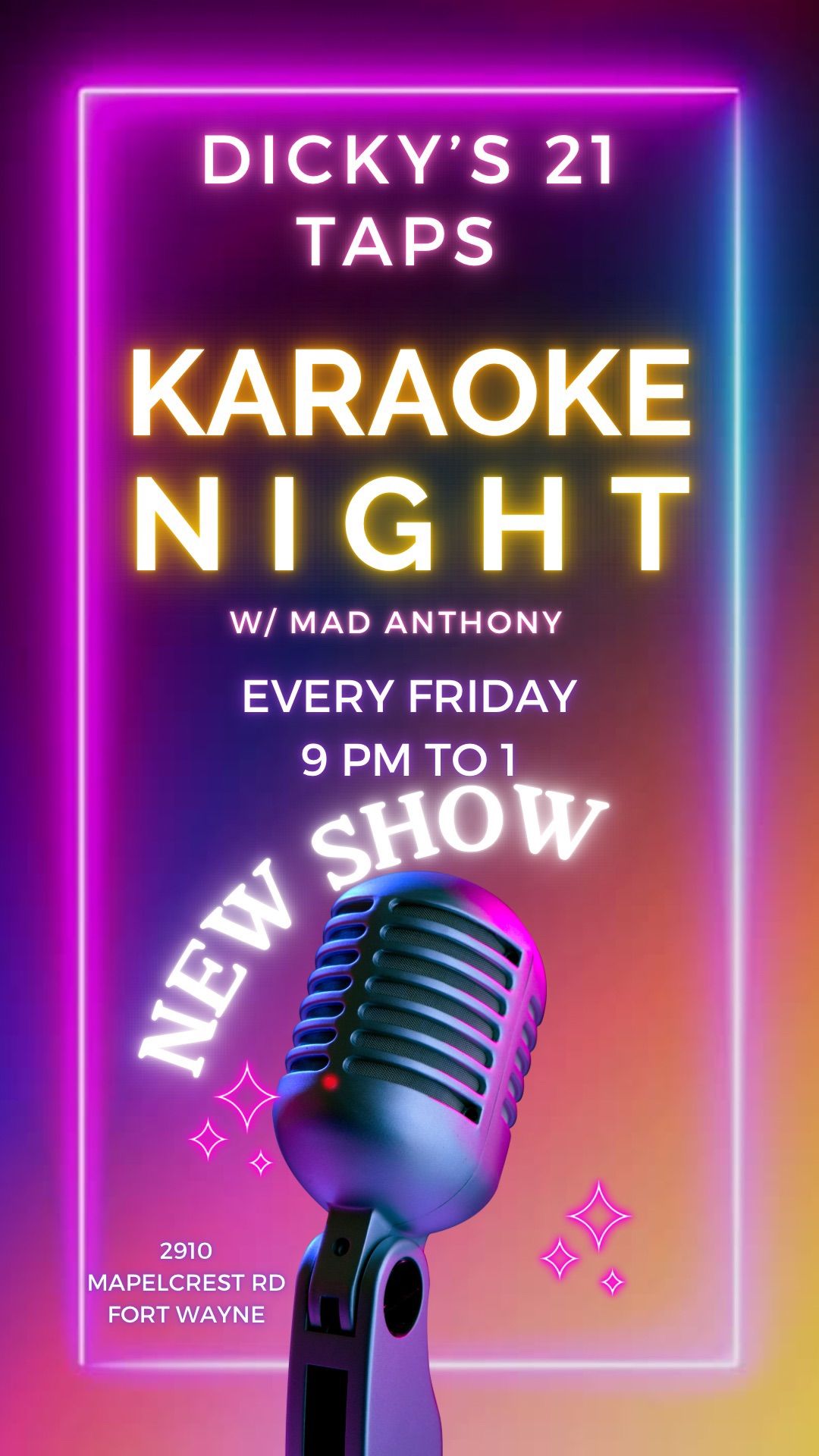 ALL AGES WELCOME 9-10 Karaoke Night