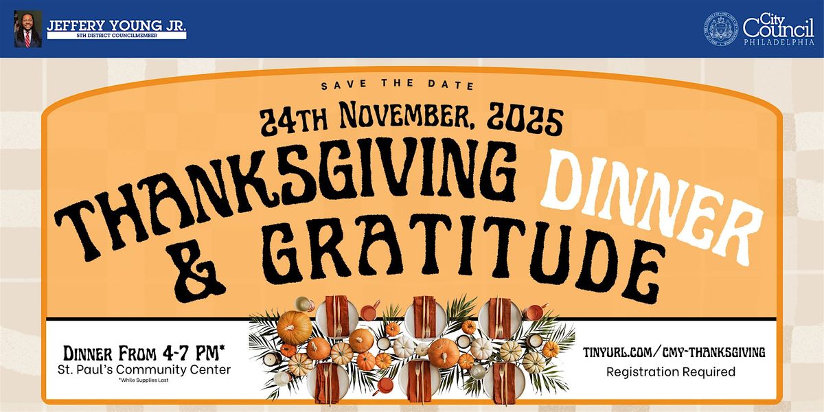 Thanksgiving Dinner with Councilmember Young
