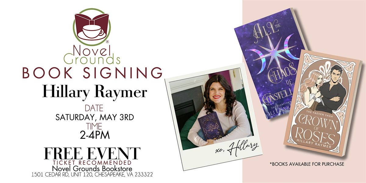 Book Signing - Author Hillary Raymer