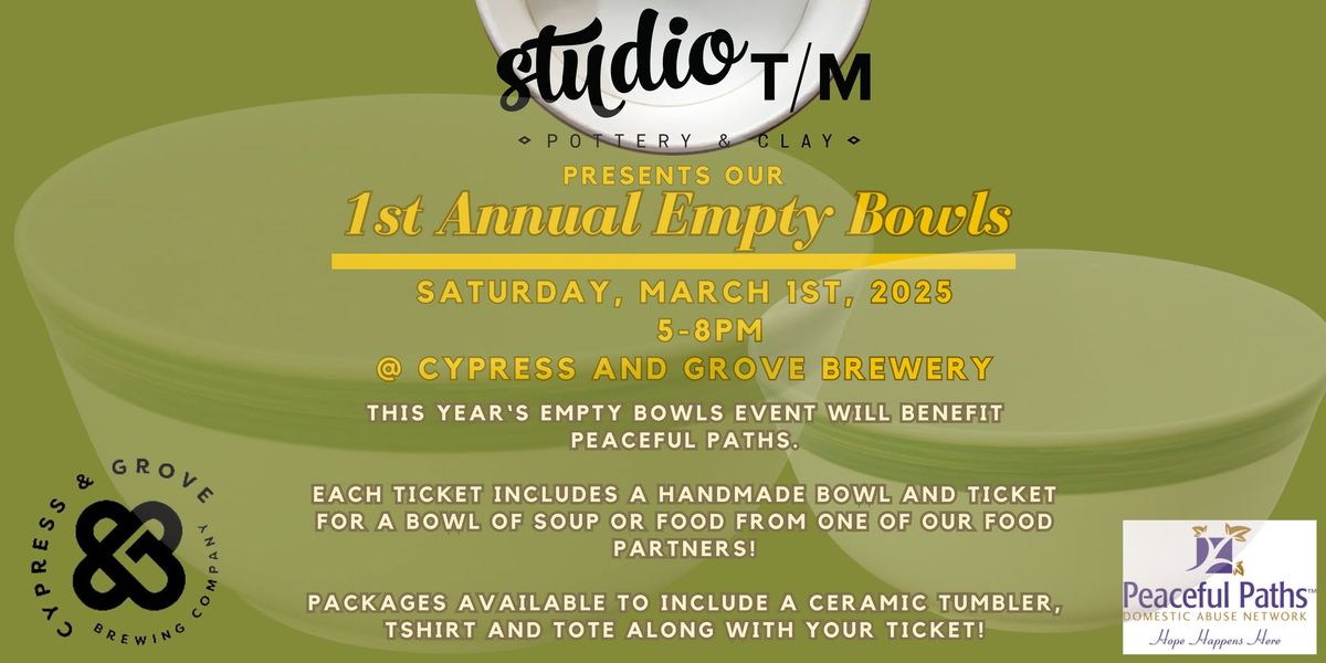 1st Annual Studio T\/M Empty Bowls at Cypress and Grove