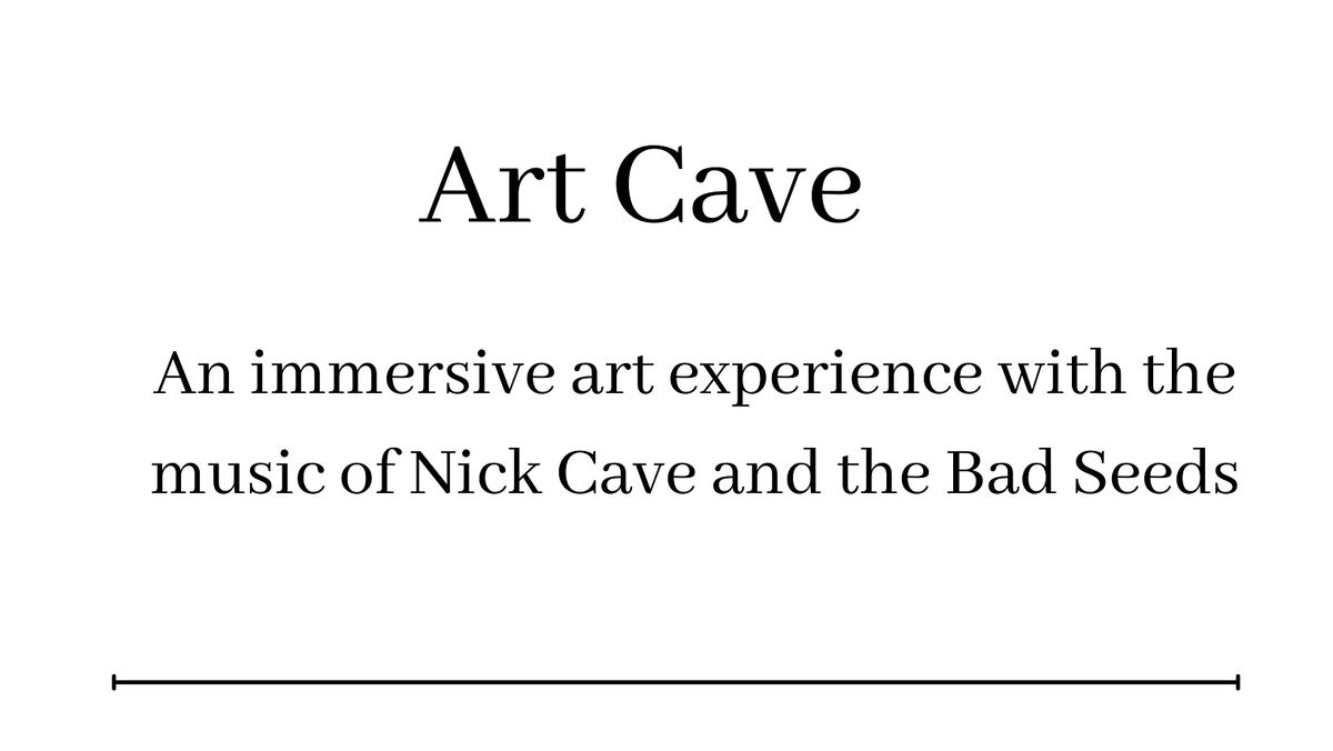 Art Cave: an immersive art and music experience