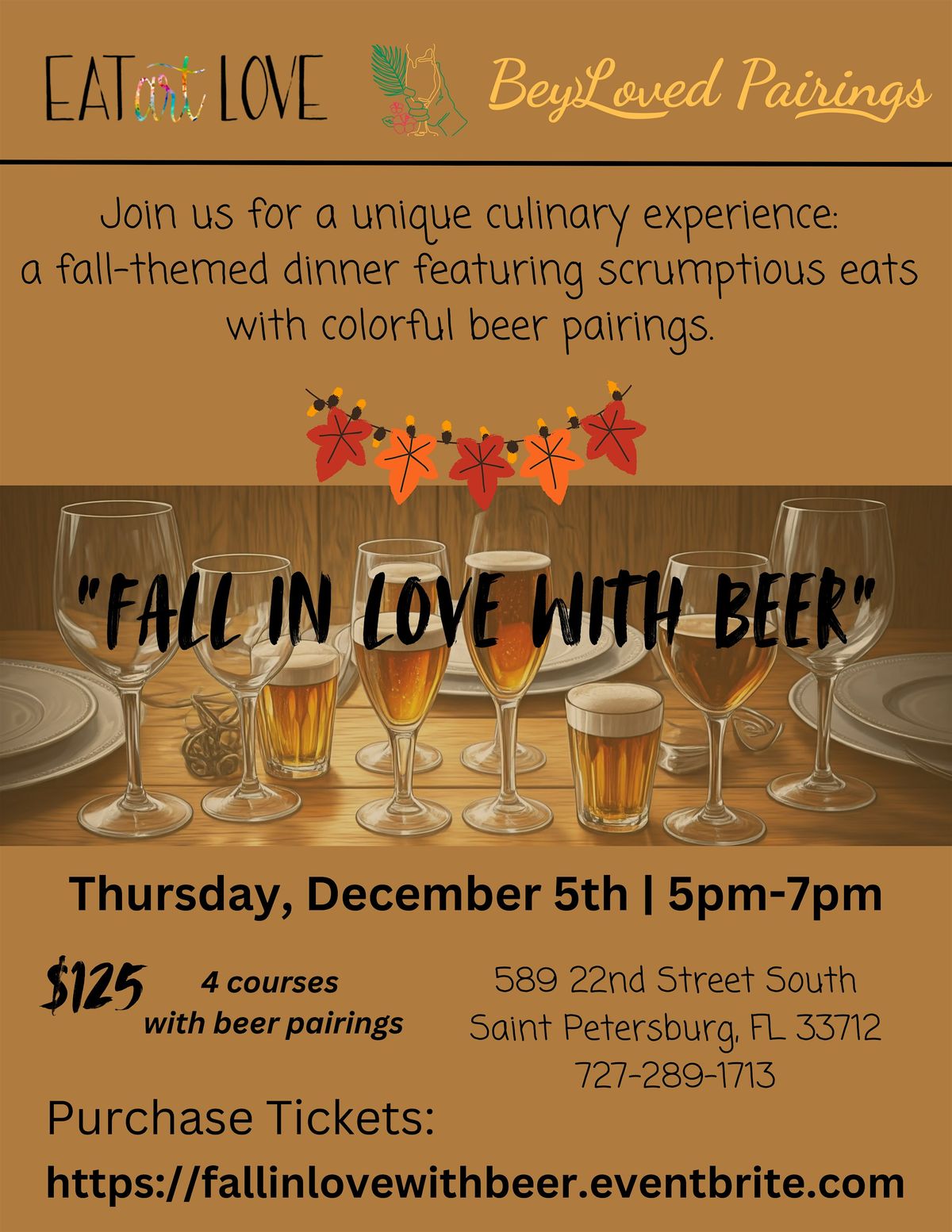 Fall in Love with Beer @ Eat Art Love