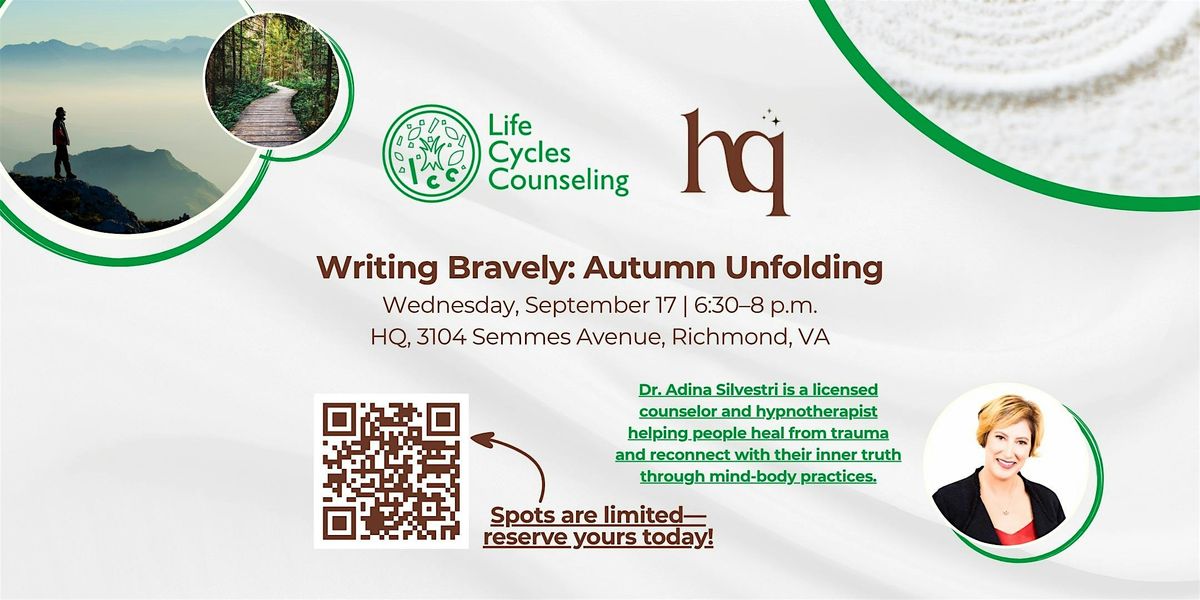 Writing Bravely: Autumn Unfolding