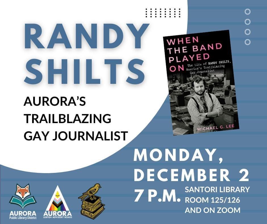 Randy Shilts: an evening with author Michael Lee