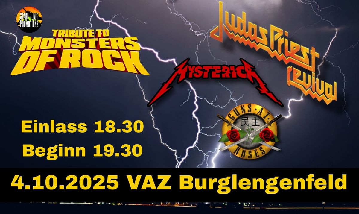 TRIBUTE TO MONSTERS OF ROCK 2025