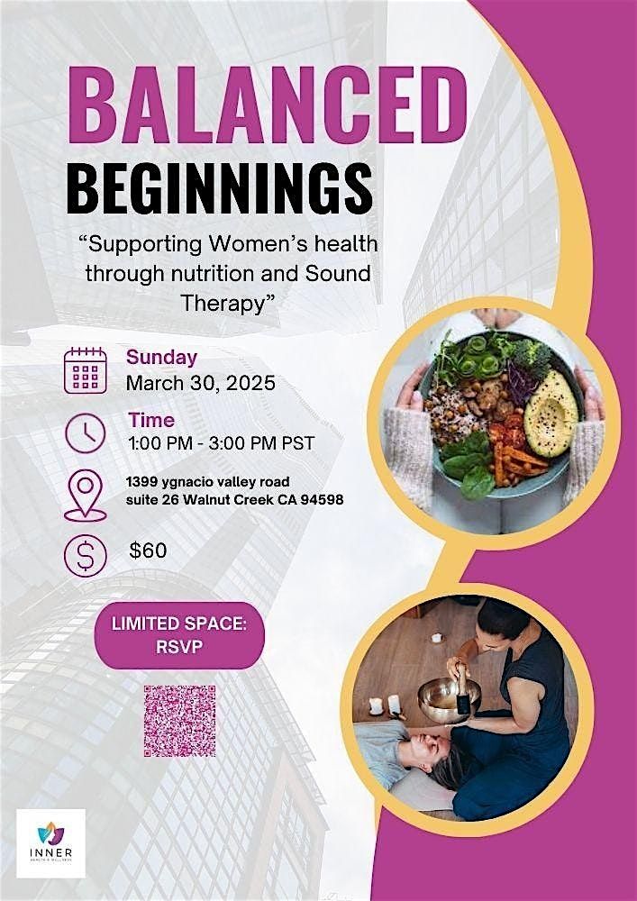 Supporting Women\u2019s health through nutrition and Sound Therapy