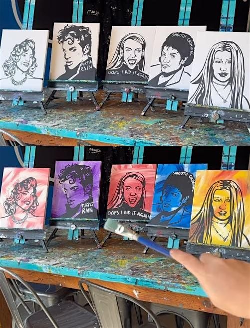Backlit Canvas Paint Night