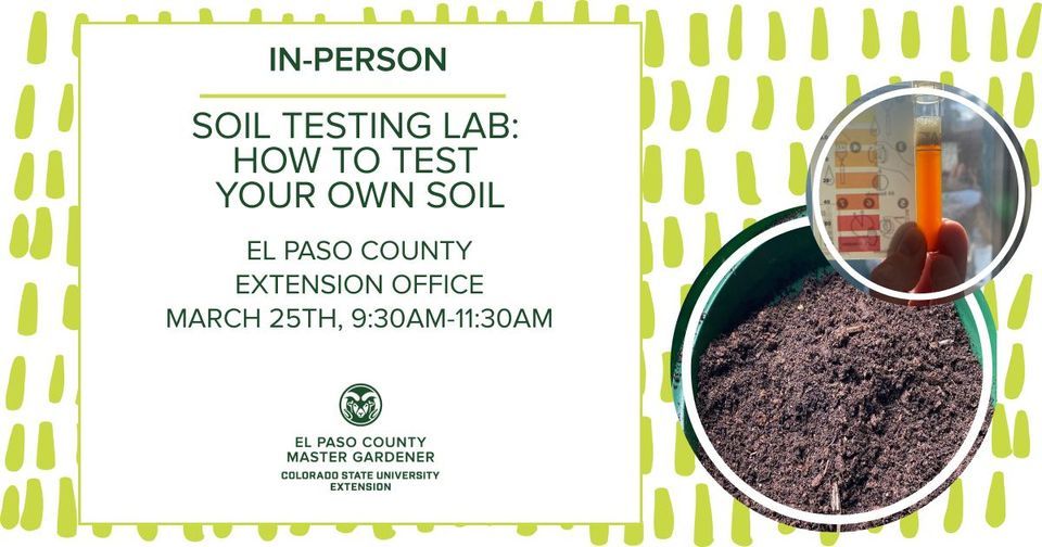 Soil Testing Lab How to Test Your Own Soil, El Paso County Extension