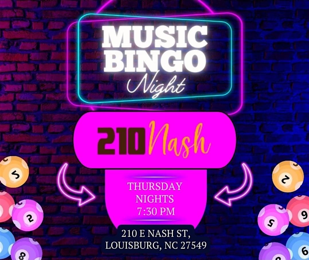 Music Bingo at 210 Nash