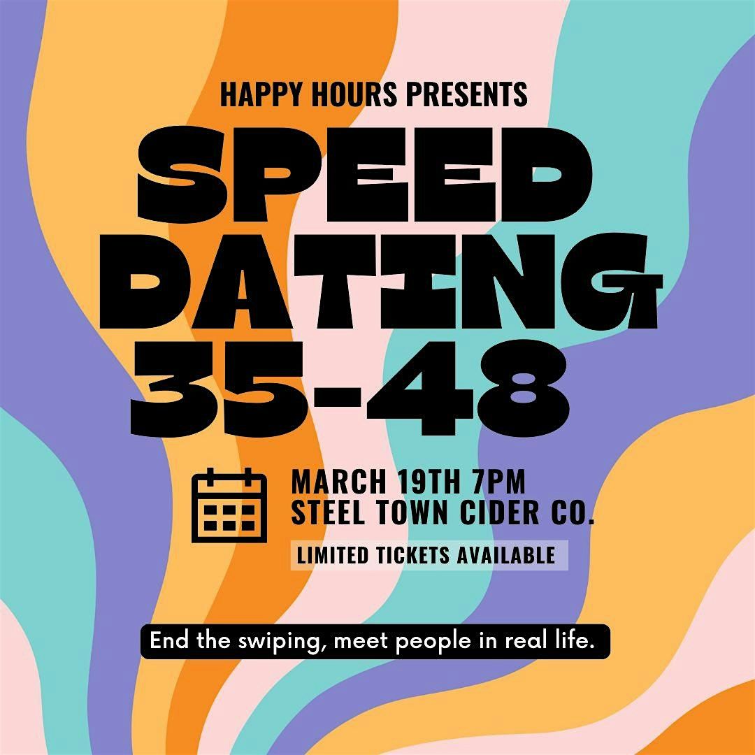 Happy Hour Speed Dating Ages 35-48 @Steel Town Cider Co. (Hamilton)