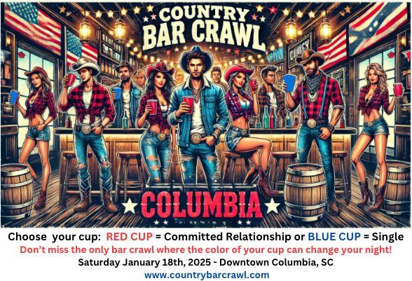 Country Bar Crawl Columbia South Carolina