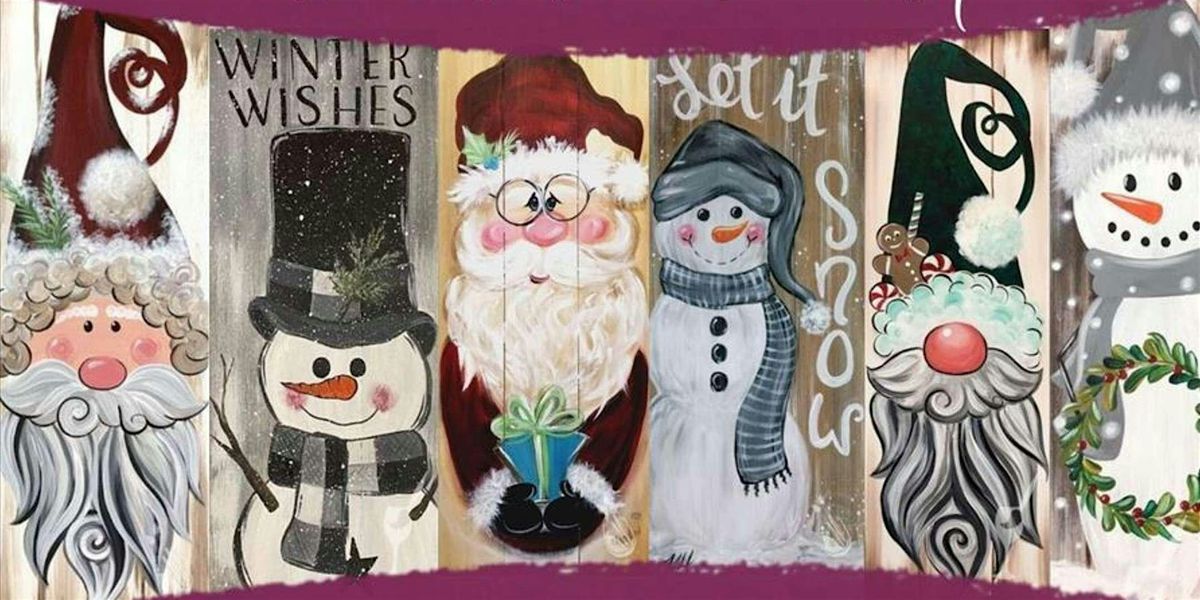 Festive Images From a Winter Wonderland - Paint and Sip by Classpop!\u2122