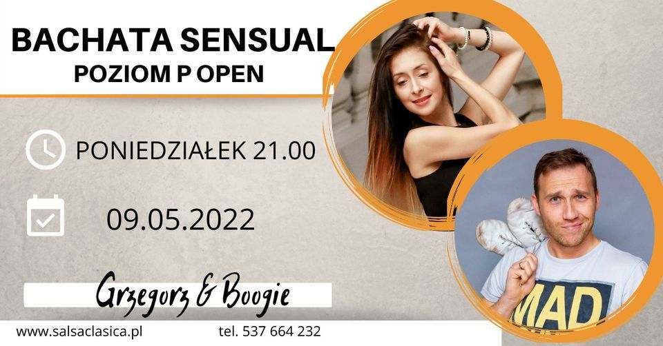 Bachata sensual - poziom P open \/ START 09.05.2022