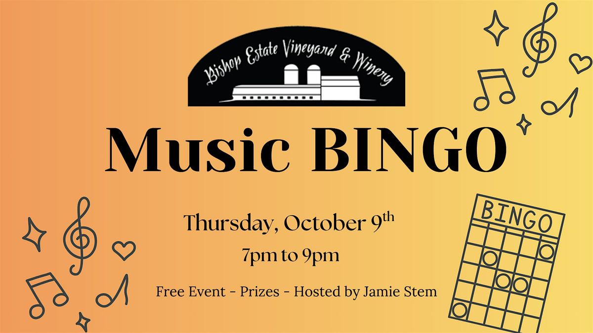 Music BINGO with Jamie Stem