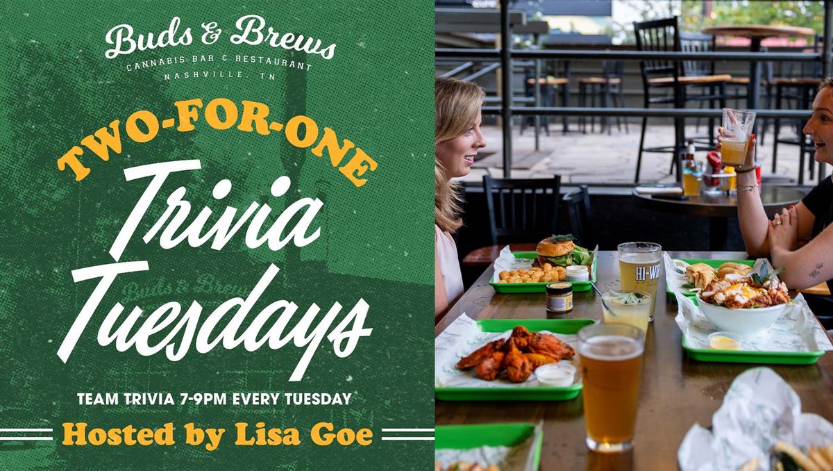 2-for-1 Trivia Tuesdays at Buds & Brews