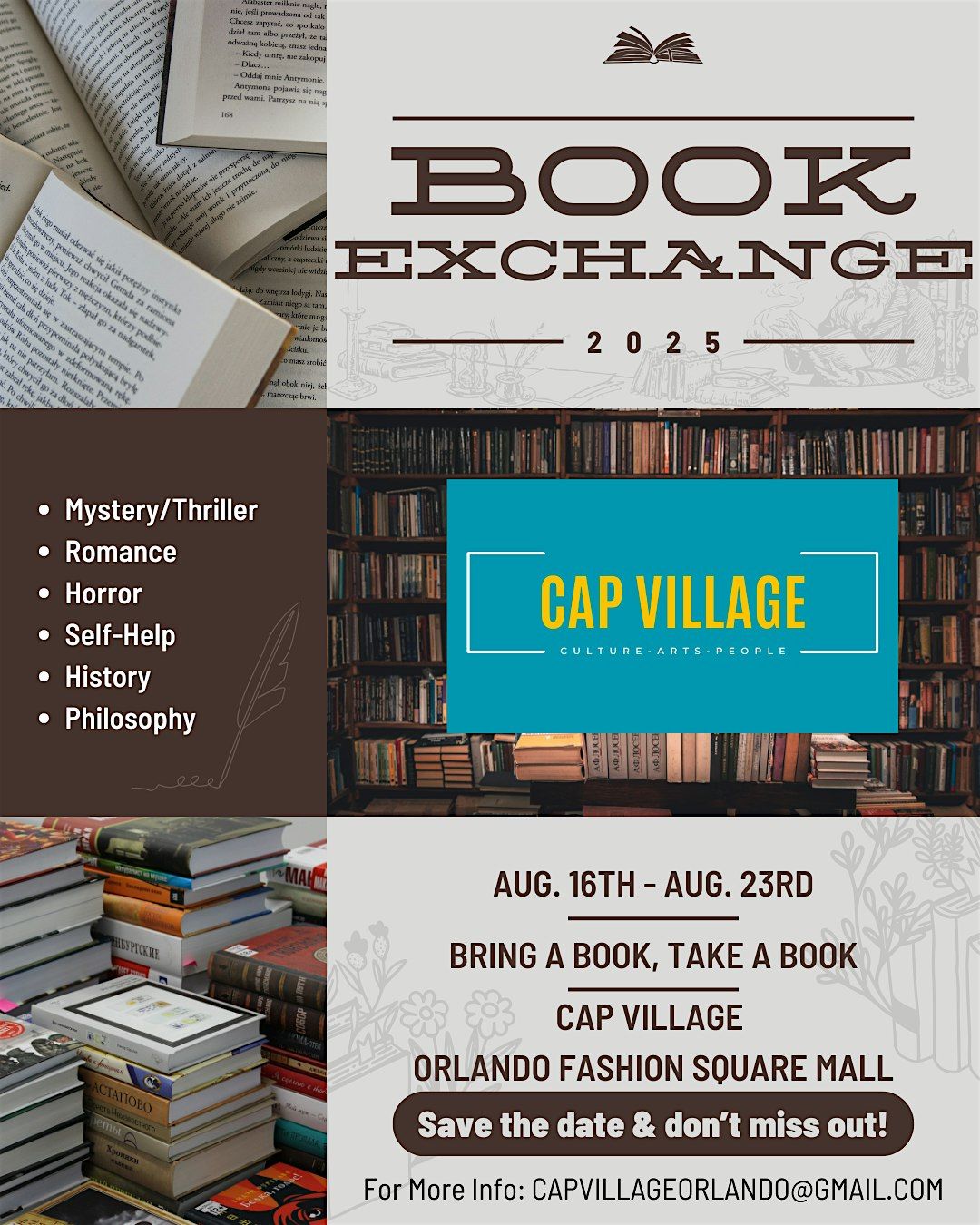 The Village Shelf: Book Exchange Week at CAP Village