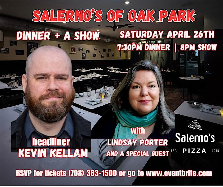 April 2025 Dinner + A Show  - STAND UP COMEDY OAK PARK