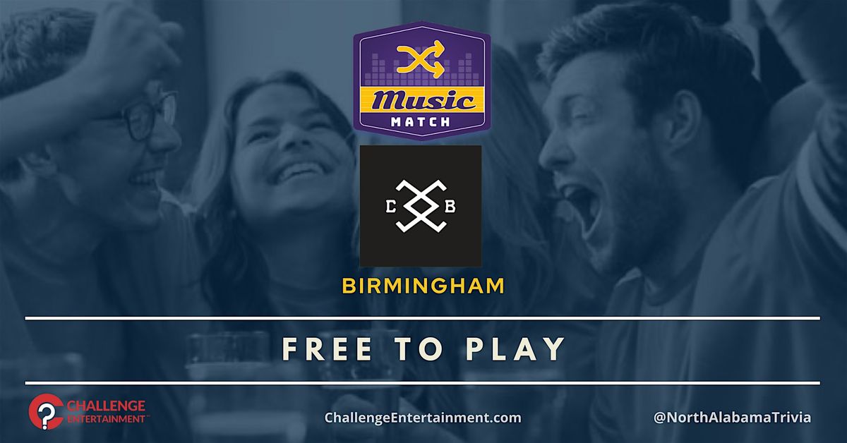 Monthly Music Match Game Days at Cahaba Brewing Co.