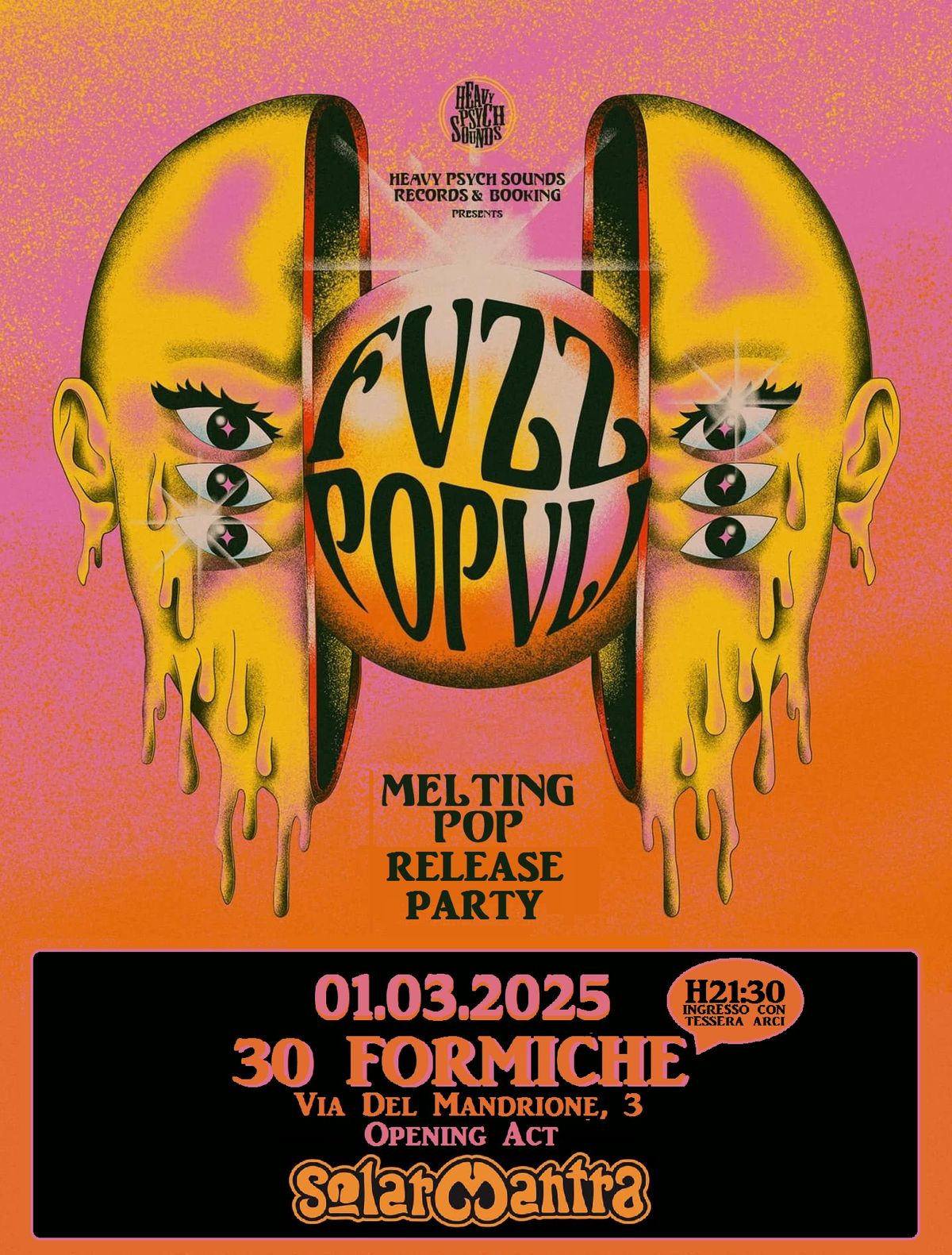 FVZZ POPVLI + Solar Mantra: Melting Pop Release Party 