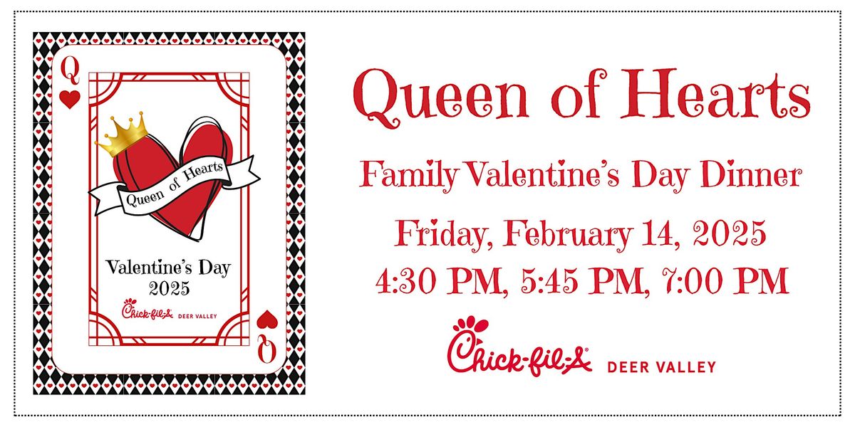 Family Valentine's Day Dinner at Chick-fil-A Deer Valley