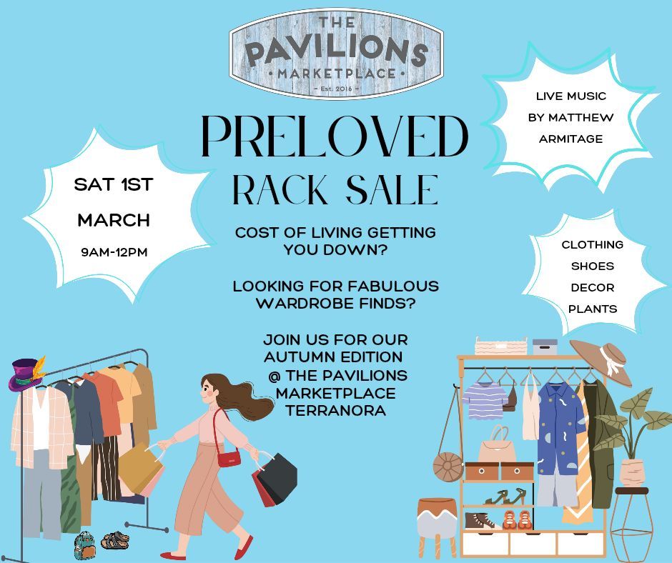 Preloved Rack Sale @The Pavilions Marketplace