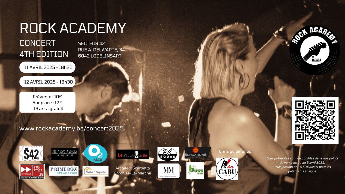 Rock Academy : Concert de fin d'ann\u00e9e - 4\u00e8me \u00e9dition.