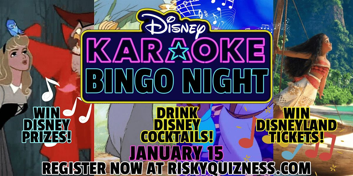 Disney Karaoke Bingo Night at the Brit Almaden!