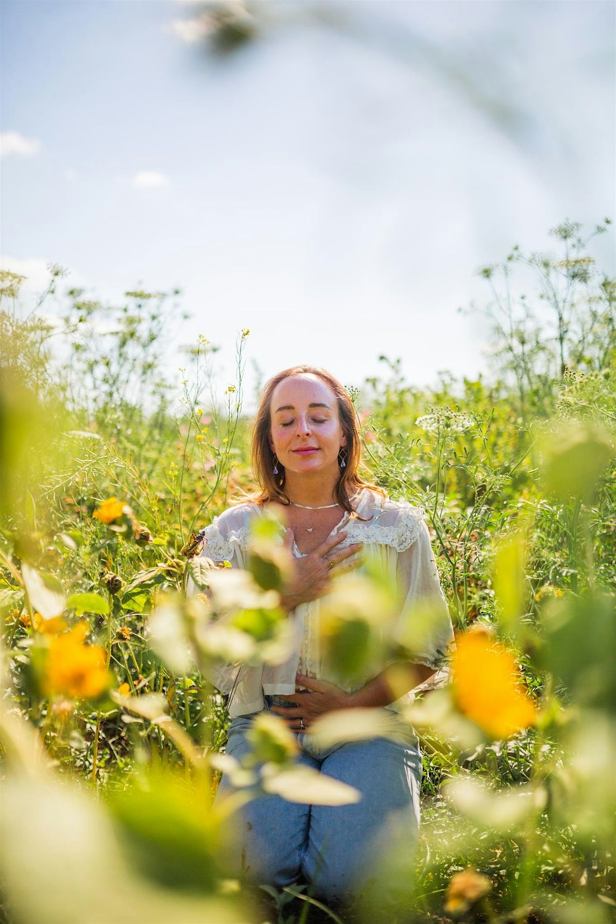 Yoga & Breath with Beckie at Mindful Blooms Flower Farm