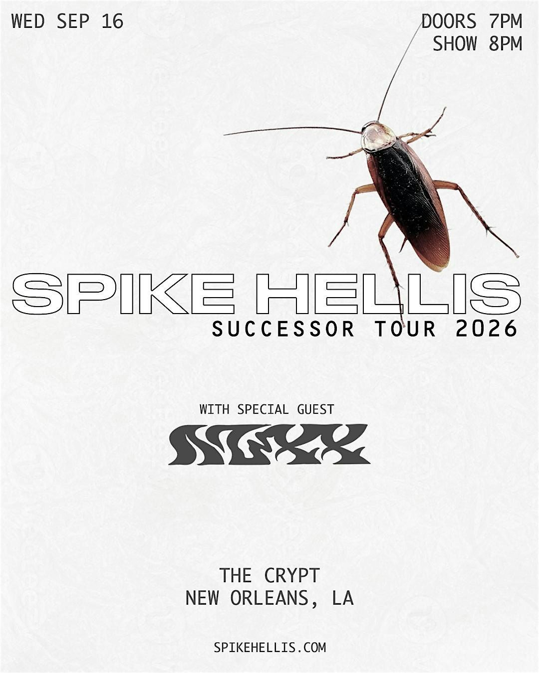 Spike Hellis & Nuxx: Successor Tour 2026