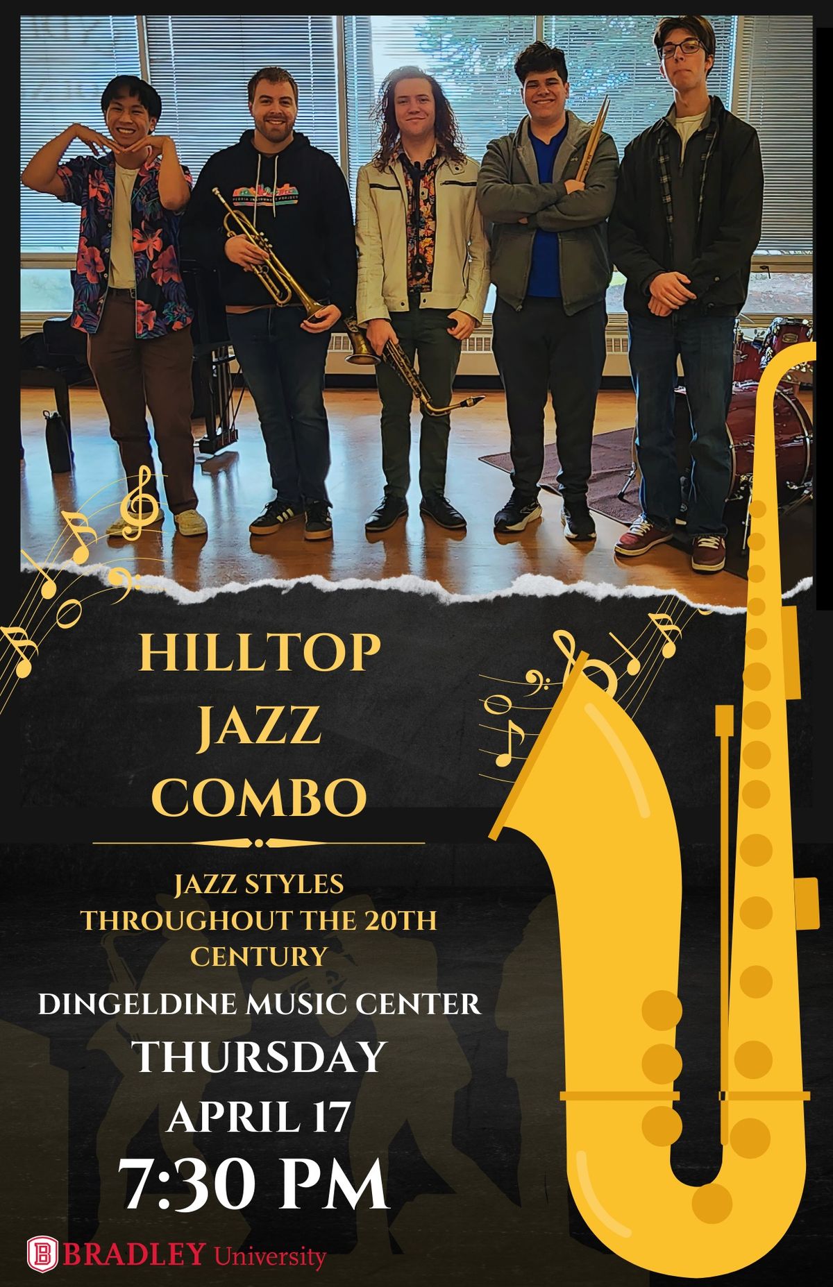 Hilltop Jazz Combo Concert - Jazz Throughout the 20th Century