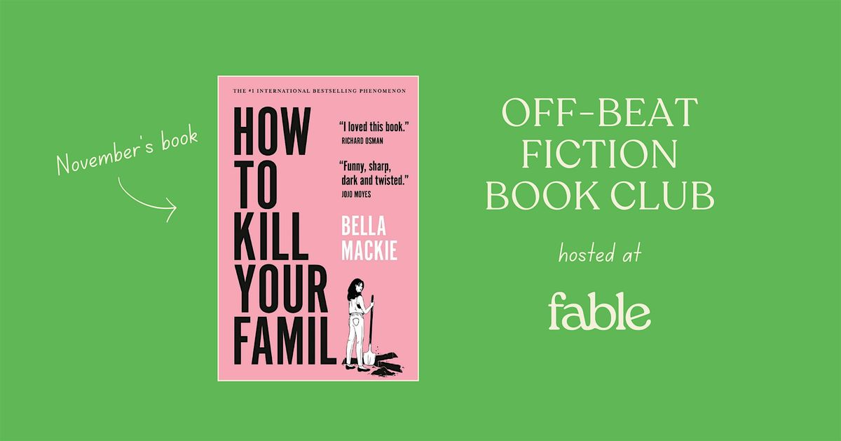 November's Off-Beat Fiction Book Club at Fable