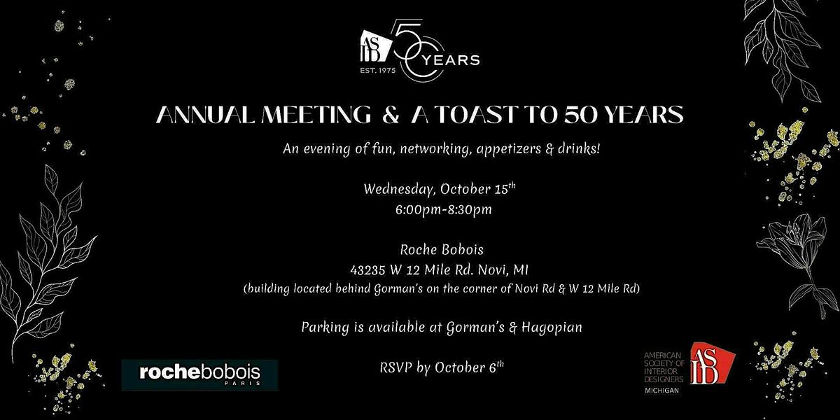 ASID MI Annual Meeting\/50 Year Celebration