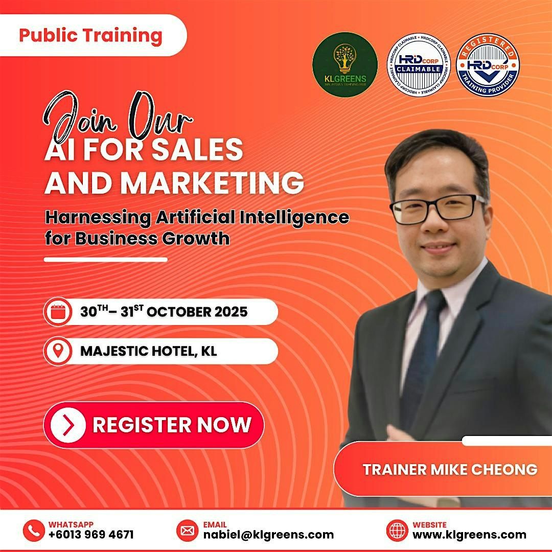 (HRDC Claimable_) AI FOR SALES AND MARKETING: HARNESSING BUSINESS WITH AI