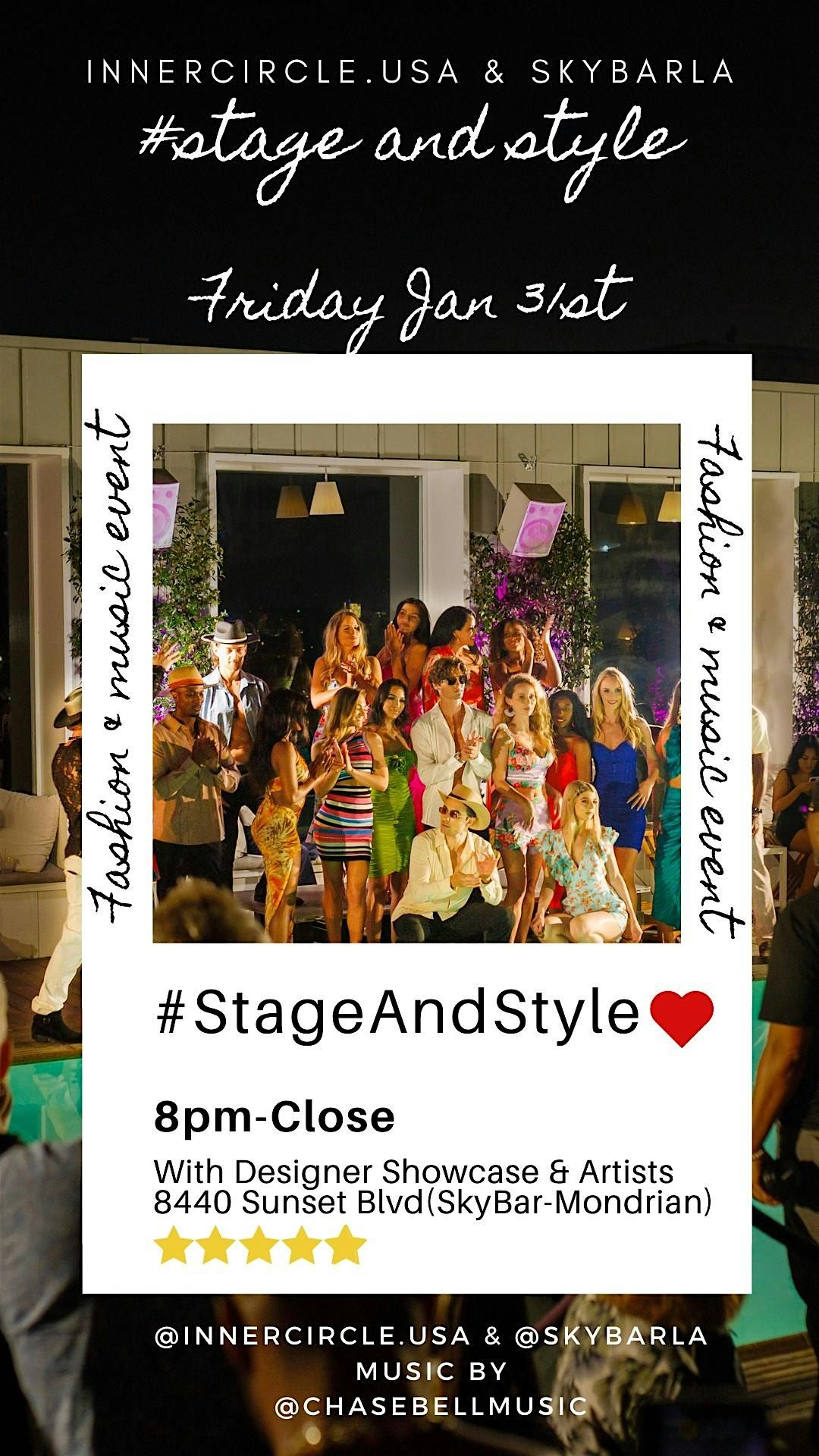 StageAndStyle Fashion and Music Show SkyBar by @InnerCircle.usa