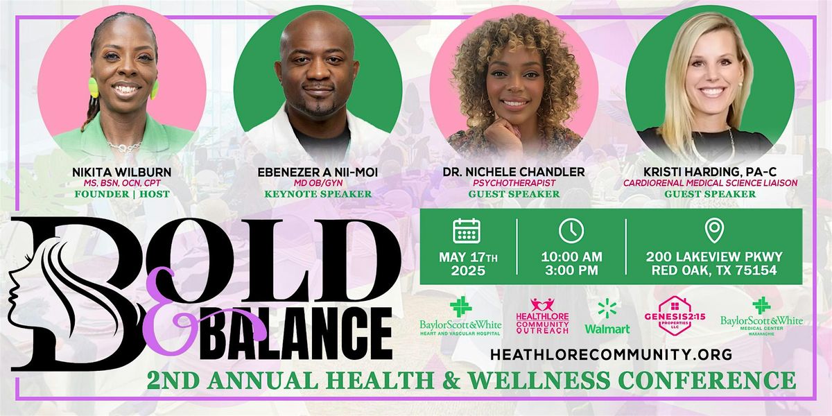 Bold and Balance Health & Wellness Conference