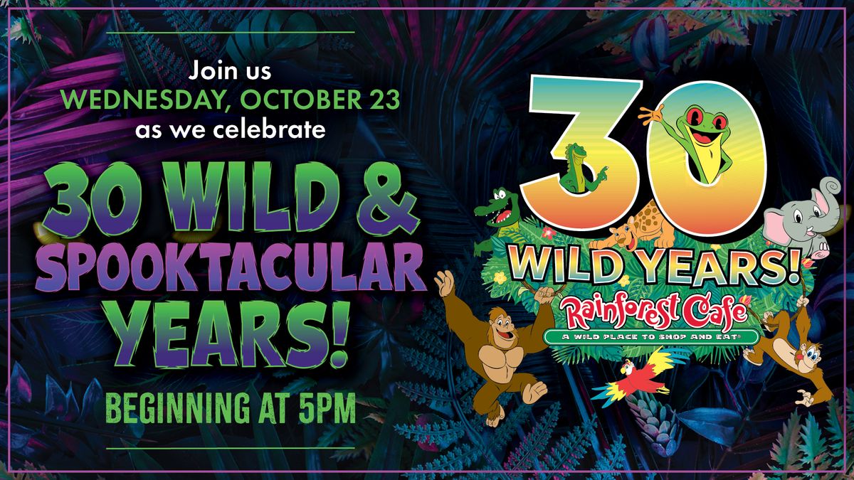 30 Wild and Spooktacular Years Celebration