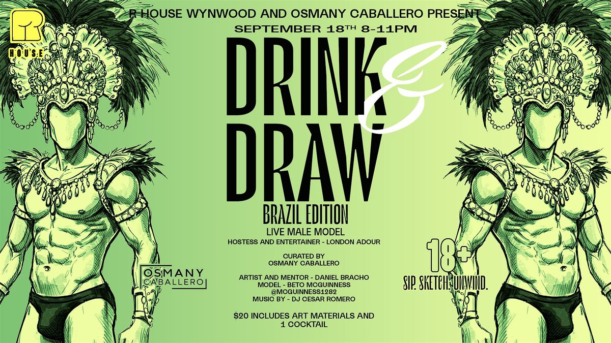Drink & Draw September 2025: Brazil Edition