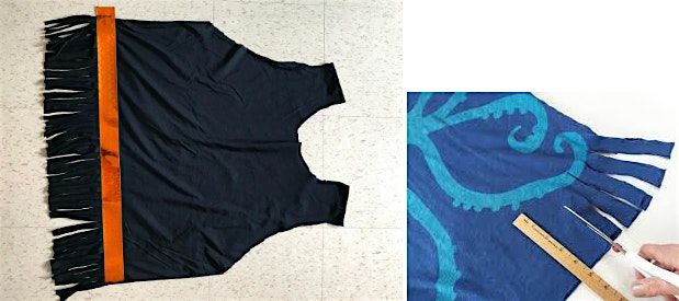 Climate Week:  Transform a T Shirt into a Tote Bag
