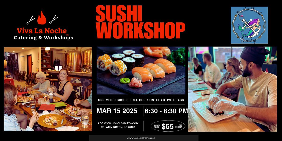 Sushi Workshop By The Beach Brewing