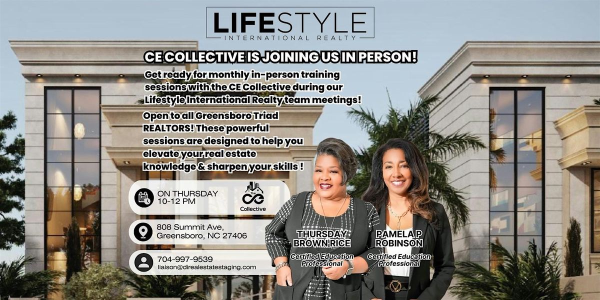CE Collective: In-Person Real Estate Training (Greensboro)
